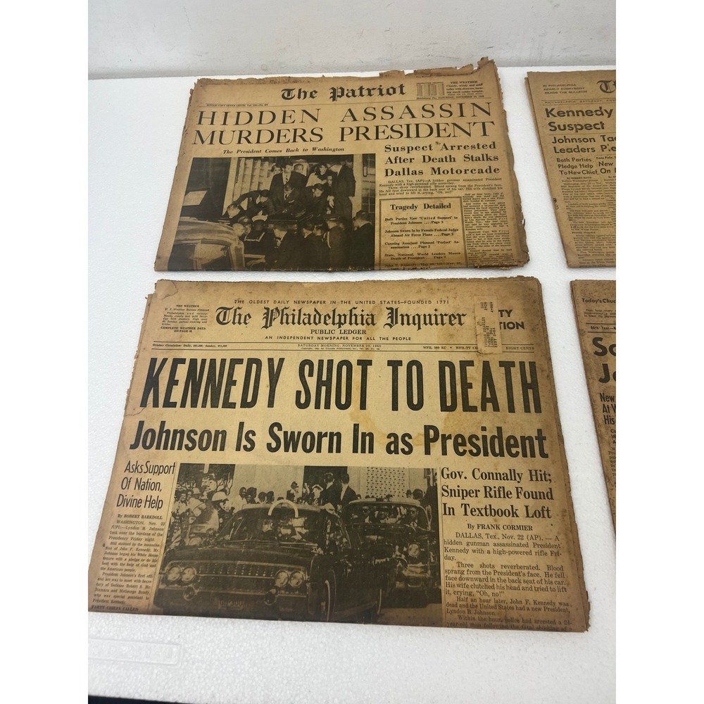 1963 Lancaster PA Newspaper Lot JFK Assassination Intelligencer Journal New Era - Picture 12 of 16
